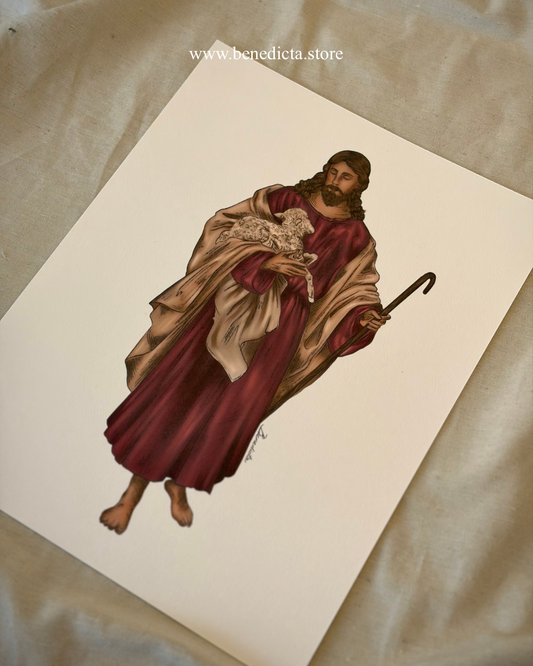 Ilustración El Buen Pastor