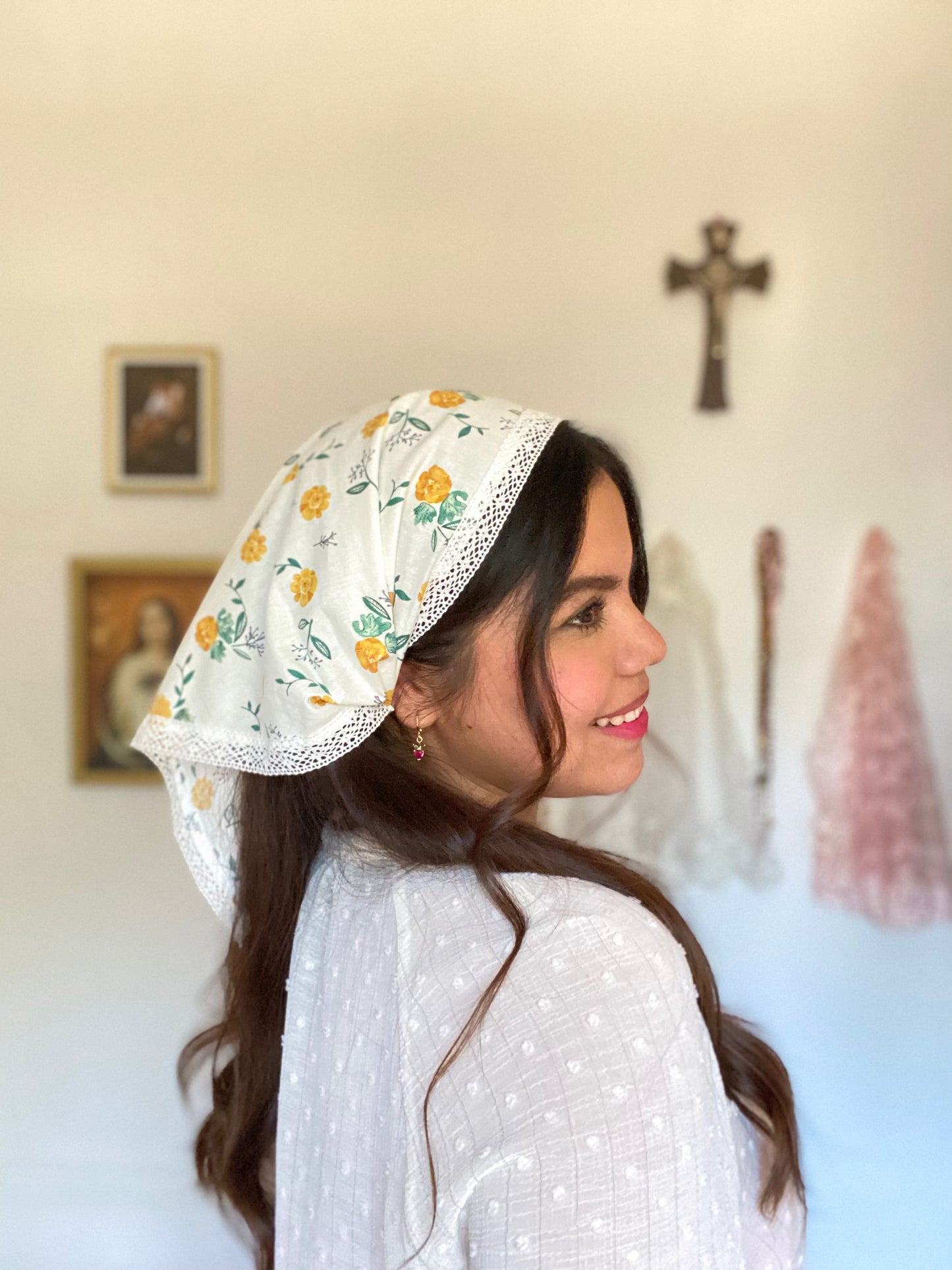 Pañoleta Margaritas de María