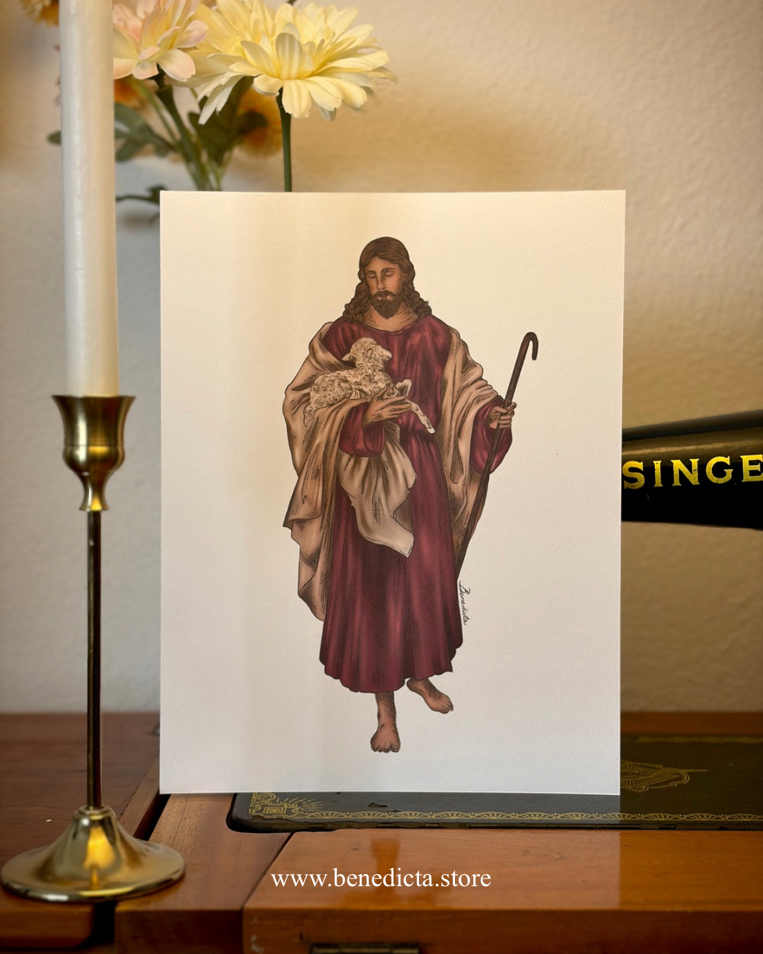 Ilustración El Buen Pastor