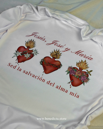 Playera Jesús, José y María