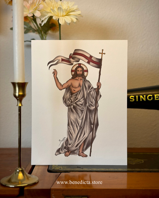 Ilustración Jesús Resucitado
