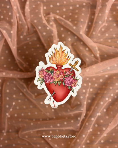 Sticker Inmaculado Corazón de María