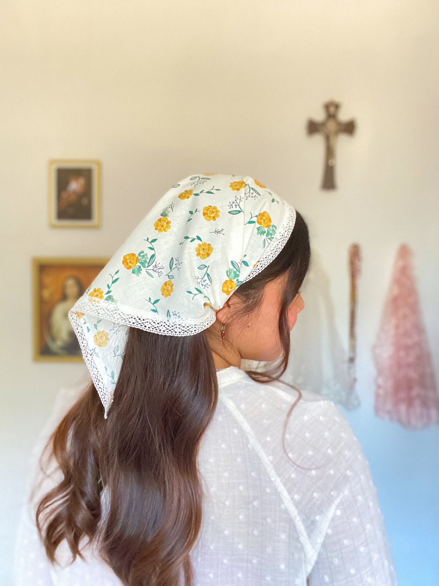 Pañoleta Margaritas de María