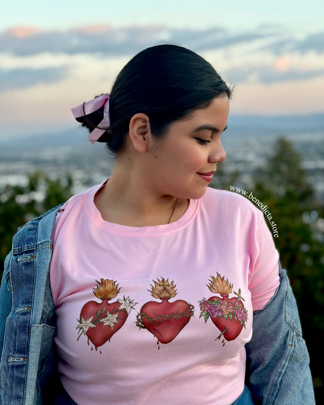 Playera Unisex Tres Sagrados Corazones